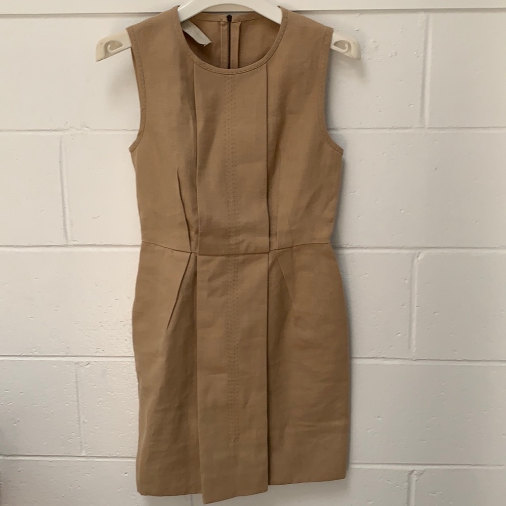 Stella McCartney camel color sleeveless dress sz38